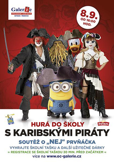 Hurá do školy s karibskými piráty v OC Galerie Ostrava